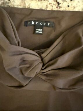 Theory Brown Twist Front Sleeveless BodyCon Top- One Size- NEW